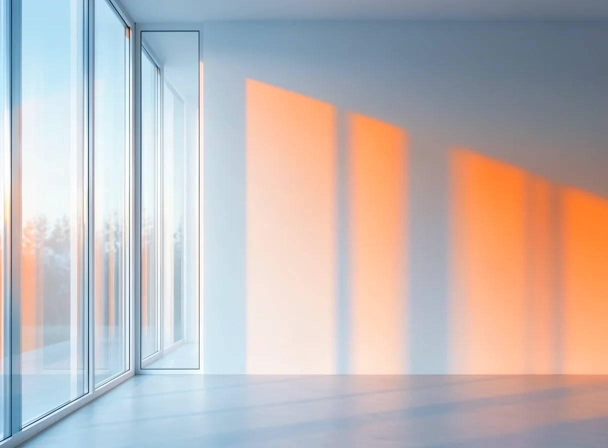 Lumière matinale et architecture