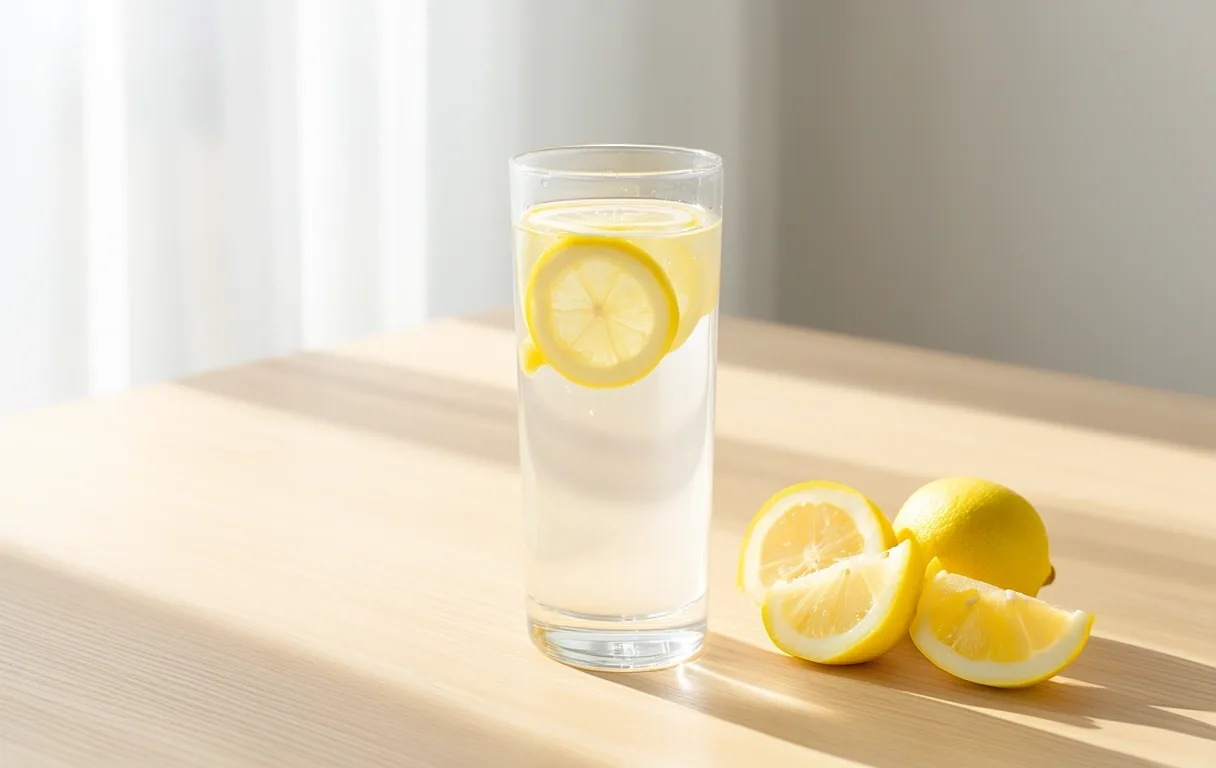 Eau citronnée