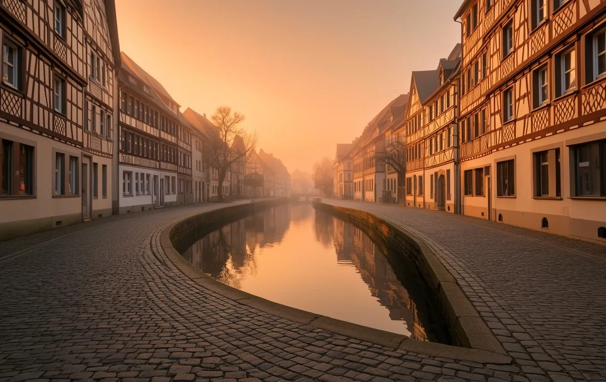 Marche matinale à Strasbourg